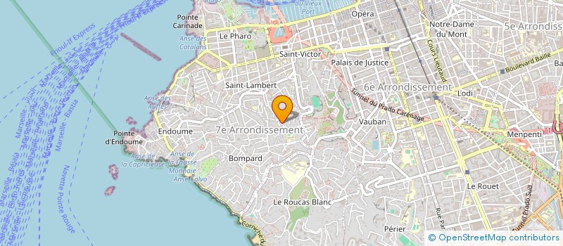 localisation de l'entreprise BOURLON SIRI à MARSEILLE