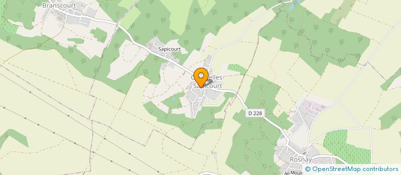 localisation de l'entreprise BOURLY-IMMO  COURCELLES-SAPICOURT