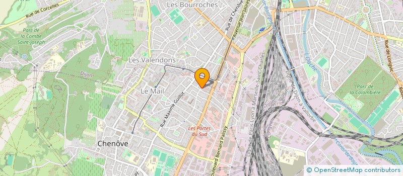 localisation de l'entreprise BOURMANI à CHENOVE