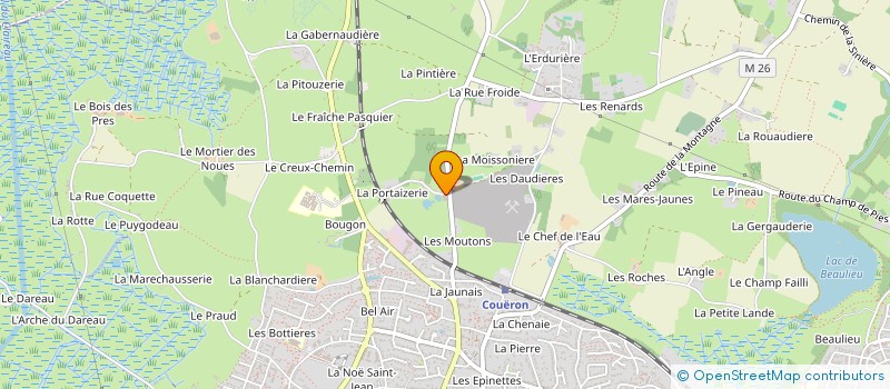 localisation de l'entreprise BOURNIGAL IMMOBILIER à COUERON