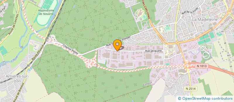 localisation de l'entreprise BOURNISIEN  EVREUX