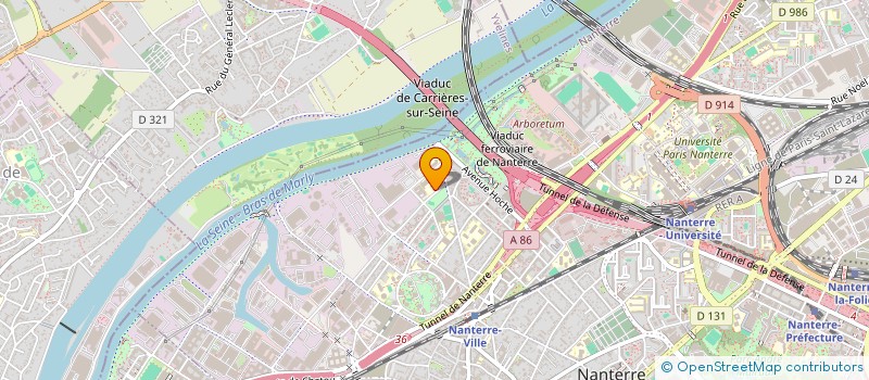 localisation de l'entreprise BOURNIVILLE  NANTERRE