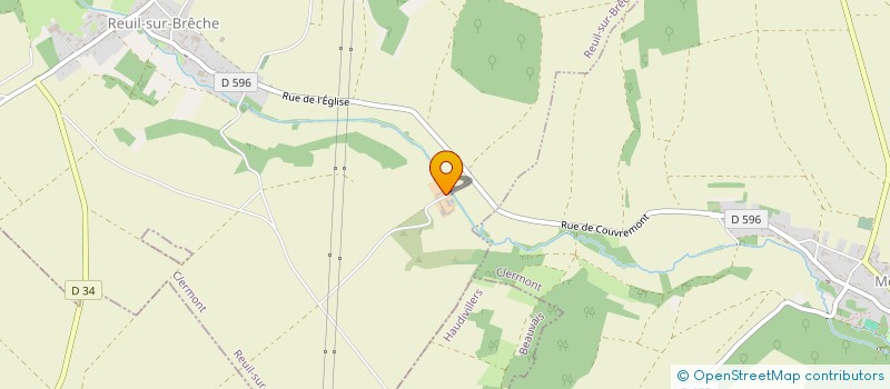 localisation de l'entreprise BOURNONVILLE-MAMAN  REUIL-SUR-BRECHE