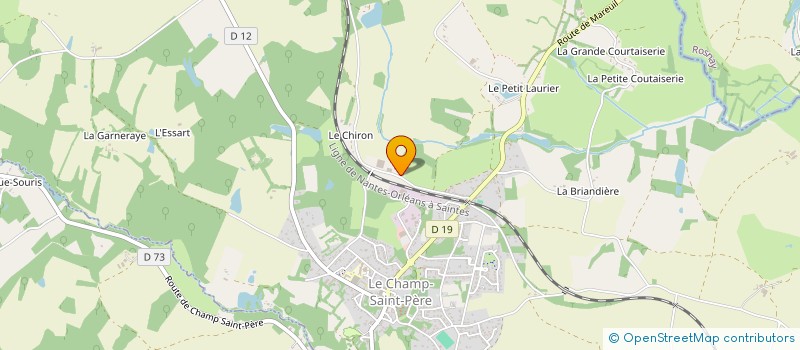 localisation de l'entreprise BOURON LA NARBONNIERE  LE CHAMP-SAINT-PERE