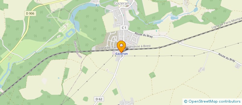 localisation de l'entreprise BOUROTTE THIERY  GAZERAN