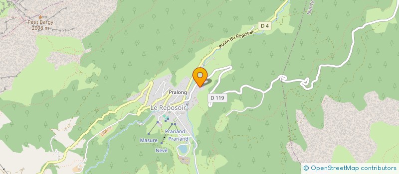 localisation de l'entreprise BOURQUI PRESTATIONS  LE REPOSOIR