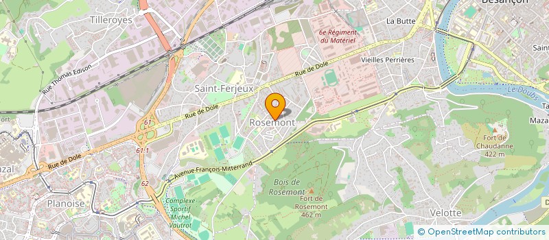 localisation de l'entreprise BOURQUIN  VILLARS-SAINT-GEORGES