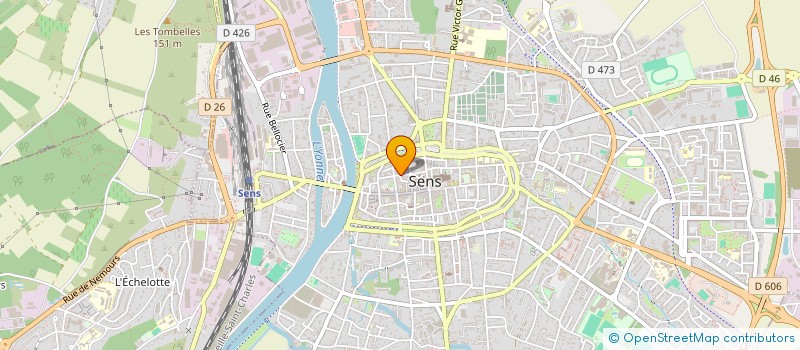 localisation de l'entreprise BOURQUIN SARL à SENS