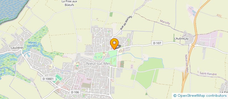 localisation de l'entreprise BOURREAU LMNP NIEUL  NIEUL-SUR-MER