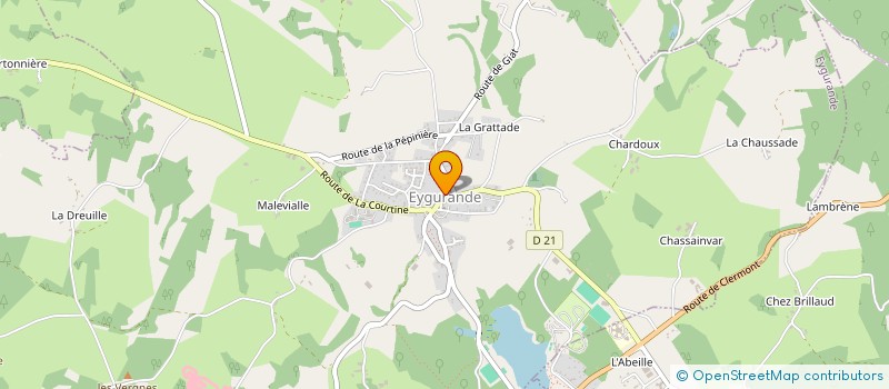 localisation de l'entreprise BOURREE DES AGRIERS DU PAYS D EYGURANDE  EYGURANDE