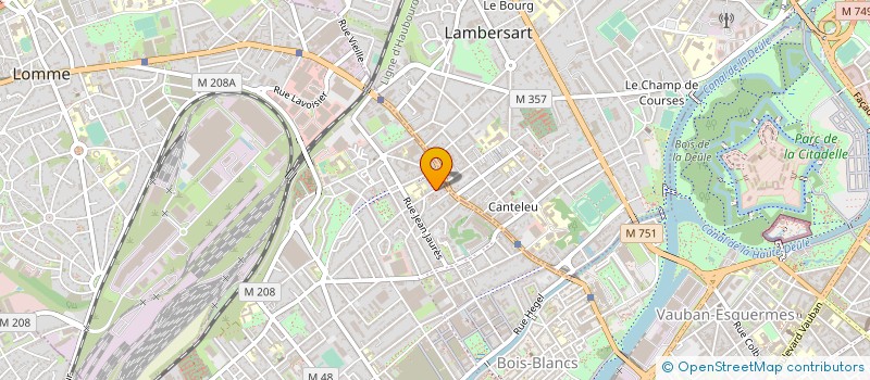 localisation de l'entreprise BOURREE HUGUES SARL à LILLE