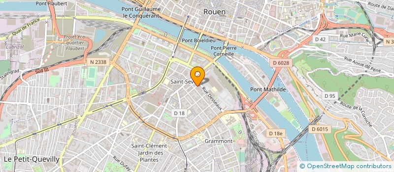 localisation de l'entreprise BOURREL ET NIEL à ROUEN