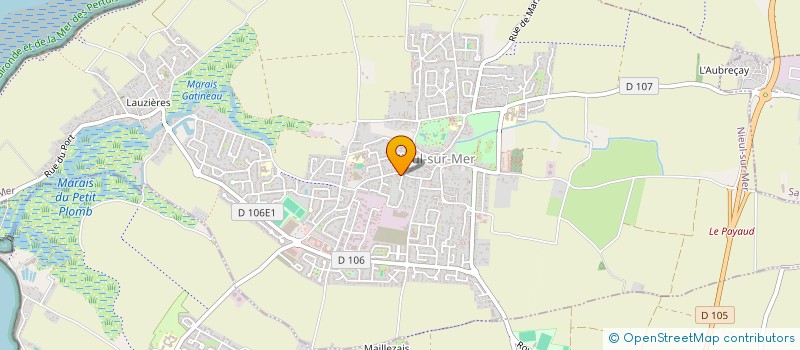 localisation de l'entreprise BOURRELETS ET CAPITONS  NIEUL-SUR-MER