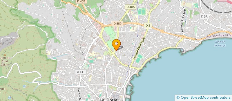 localisation de l'entreprise BOURRELYS  LA CIOTAT