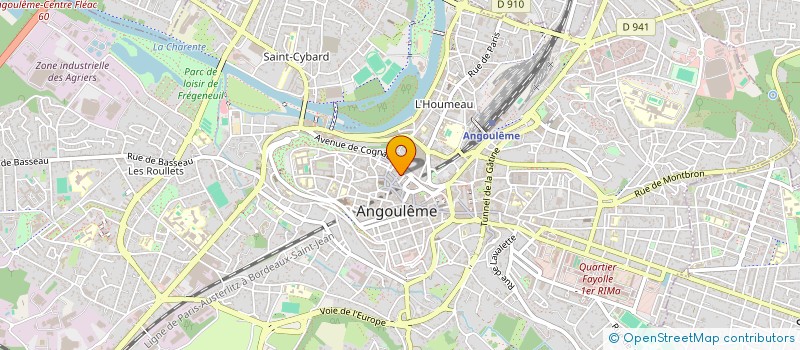 localisation de l'entreprise BOURRIER DE LOTH à ANGOULEME