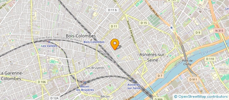 localisation de l'entreprise BOURRIQUE à ASNIERES-SUR-SEINE