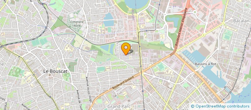 localisation de l'entreprise BOURRUT  LE BOUSCAT