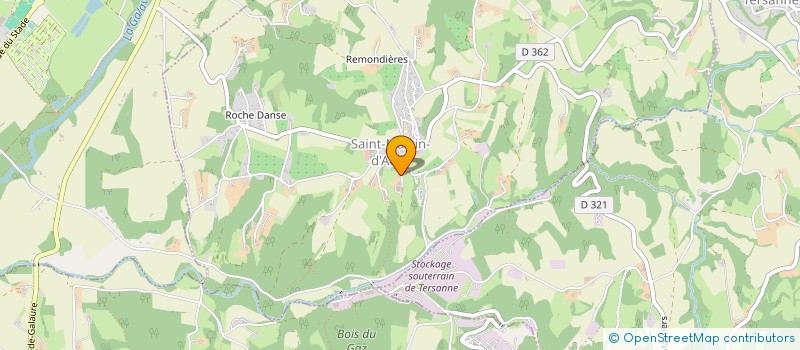 localisation de l'entreprise BOURRUT FERME DE BRUGNIERES à SAINT-MARTIN-D'AOUT