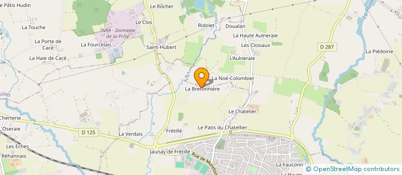 localisation de l'entreprise BOURSAULT à L'HERMITAGE