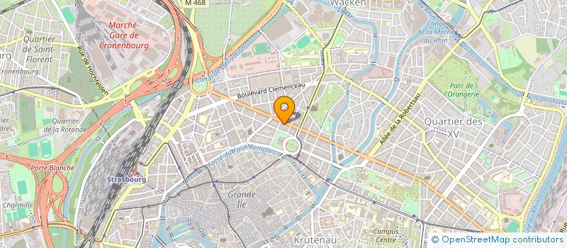 localisation de l'entreprise BOURSE  STRASBOURG