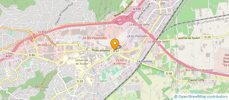 localisation de l'entreprise BOURSE AUTOMOBILE  LA GARDE