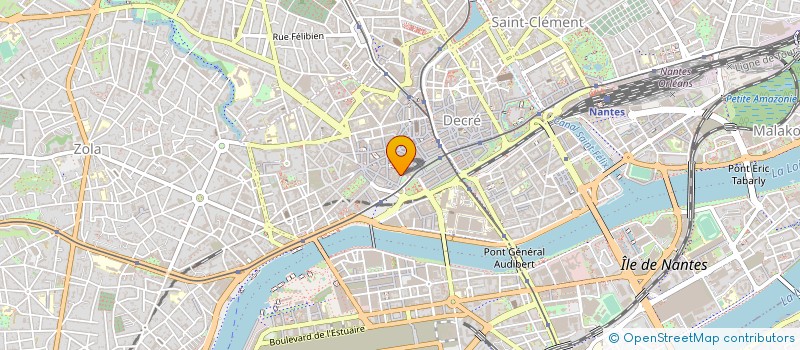 localisation de l'entreprise BOURSE COIF' à NANTES