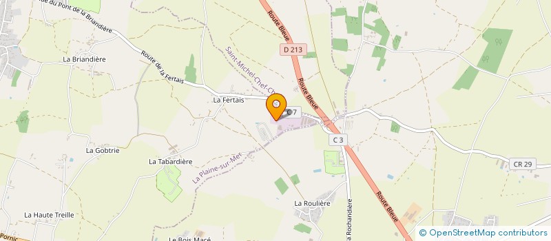 localisation de l'entreprise BOURSE COUVERTURE à LA PLAINE-SUR-MER