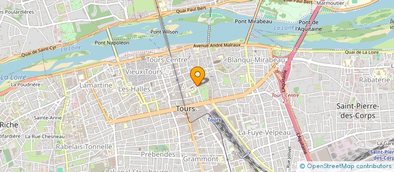 localisation de l'entreprise BOURSE D ENTREPRISES DE TOURAINE à TOURS
