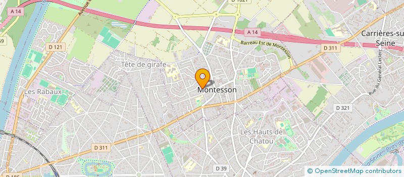 localisation de l'entreprise BOURSE DES PLASTIQUES à MONTESSON