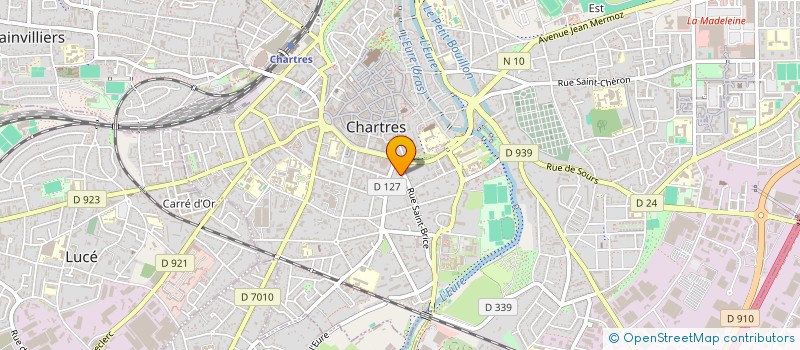 localisation de l'entreprise BOURSE DU TRAVAIL à CHARTRES