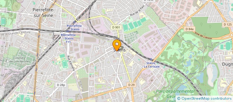 localisation de l'entreprise BOURSE DU TRAVAIL DE STAINS à STAINS