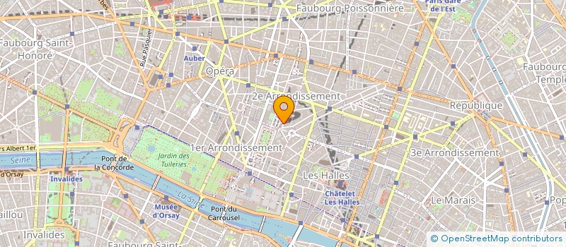 localisation de l'entreprise BOURSE EQUIPEMENT MATERIEL TECH BEMAT à PARIS