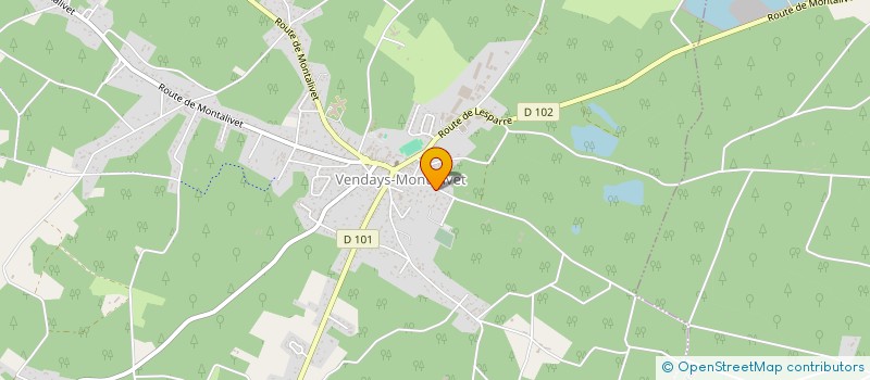 localisation de l'entreprise BOURSEAU ET FILS à VENDAYS-MONTALIVET