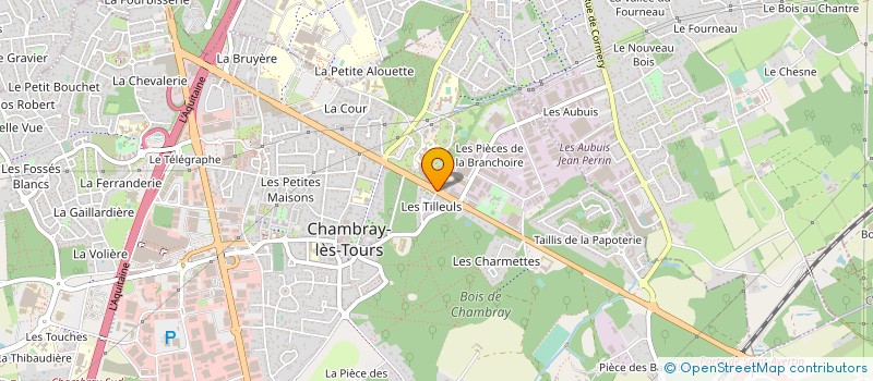 localisation de l'entreprise BOURSEUIL SA  CHAMBRAY-LES-TOURS