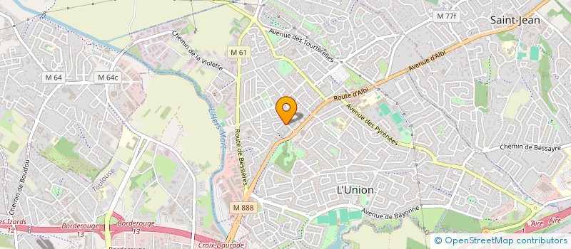 localisation de l'entreprise BOURSEUS FINANCES à L'UNION