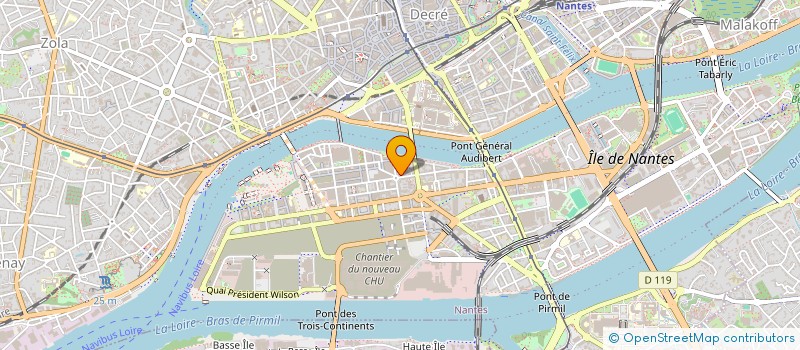 localisation de l'entreprise BOURSIER BERTIN INDIVISION  NANTES