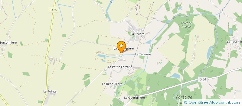 localisation de l'entreprise BOURSIER ENERGIE  TOUVOIS