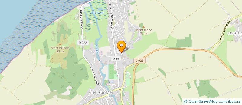 localisation de l'entreprise BOURSIER FAMILY  CRIEL-SUR-MER