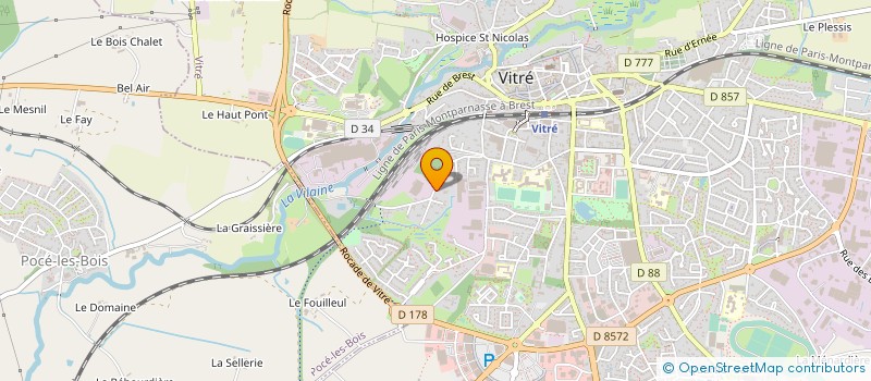 localisation de l'entreprise BOURSIN CLAUDE à VITRE