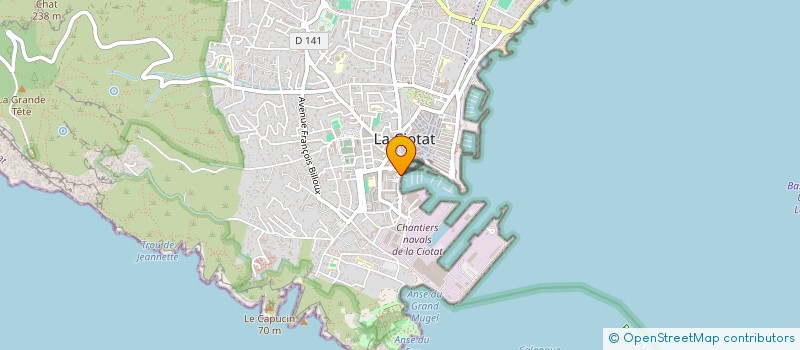 localisation de l'entreprise BOURSON  LA CIOTAT