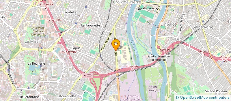 localisation de l'entreprise BOURTHOLLE  TOULOUSE