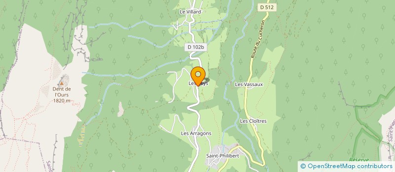 localisation de l'entreprise BOURUMEAU à SAINT-PIERRE-D'ENTREMONT