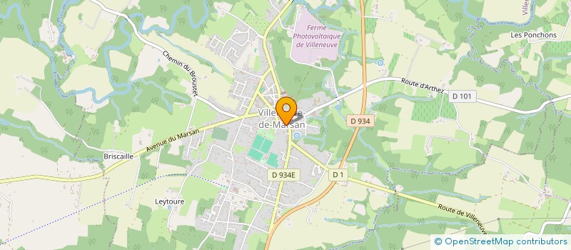 localisation de l'entreprise BOURVIC YANN  VILLENEUVE-DE-MARSAN