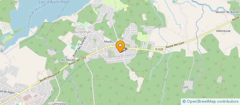 localisation de l'entreprise BOURY à AUREILHAN