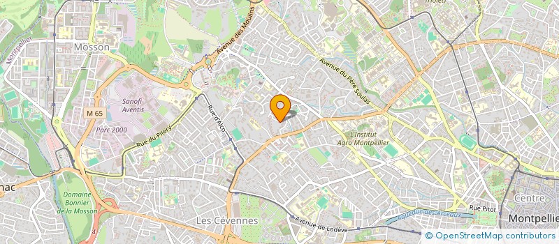 localisation de l'entreprise BOURY ESNAULT à MONTPELLIER