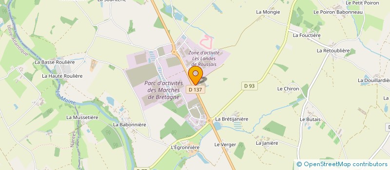localisation de l'entreprise BOUSBA (ABC) à MONTAIGU-VENDEE