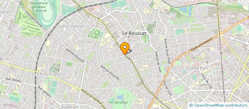 localisation de l'entreprise BOUSC CONSTRUCTION à LE BOUSCAT