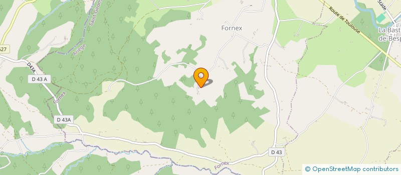 localisation de l'entreprise BOUSCARRES à FORNEX