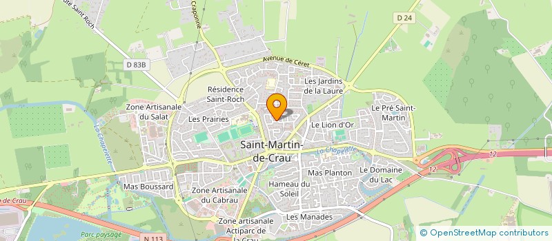 localisation de l'entreprise BOUSCAYER à SAINT MARTIN DE CRAU