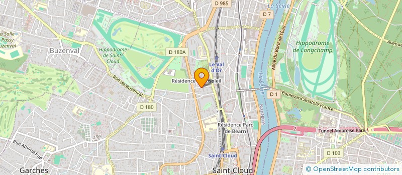 localisation de l'entreprise BOUSIGUE  SAINT CLOUD